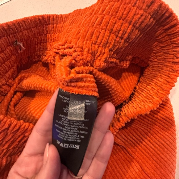 Bright Orange Corduroy Pants - Picture 9 of 11